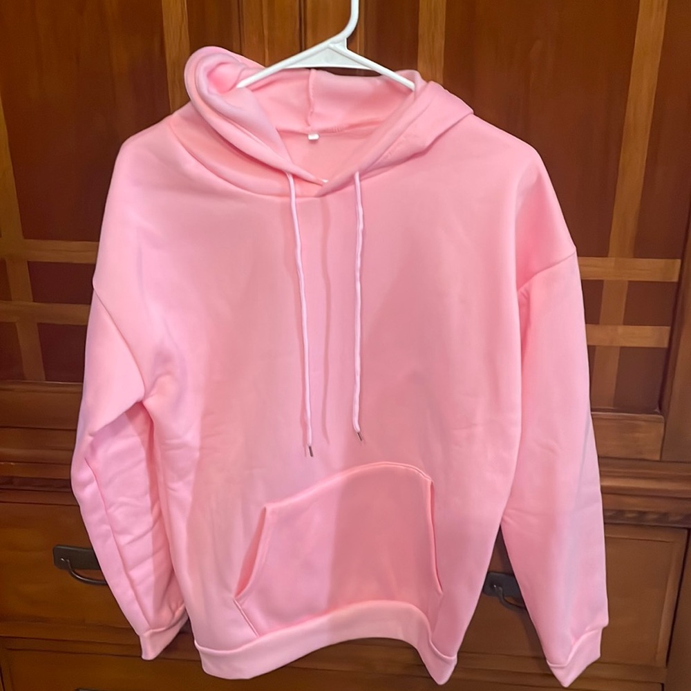 Shein pink hoodie